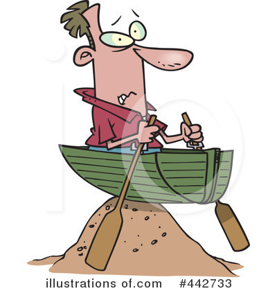Royalty-Free (RF) Boat Clipart Illustration by toonaday - Stock Sample #442733