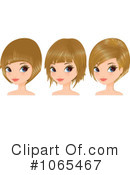 Bob Hairstyle Clipart #1065467 by Melisende Vector