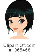 Bob Hairstyle Clipart #1065468 by Melisende Vector