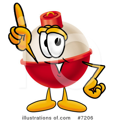 Royalty-Free (RF) Bobber Clipart Illustration by Mascot Junction - Stock Sample #7206