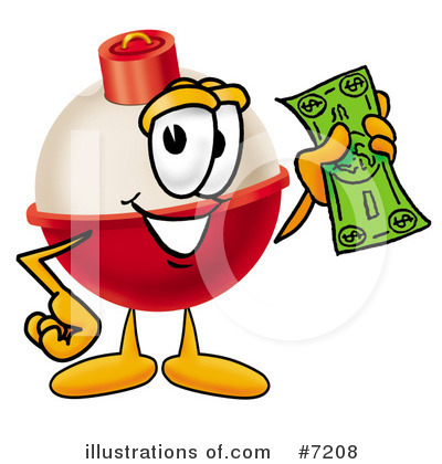 Royalty-Free (RF) Bobber Clipart Illustration by Mascot Junction - Stock Sample #7208