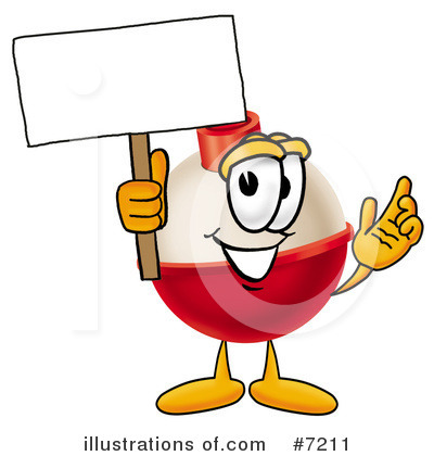Royalty-Free (RF) Bobber Clipart Illustration by Mascot Junction - Stock Sample #7211