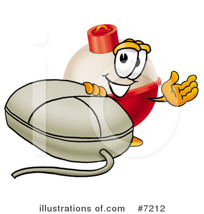 Royalty-Free (RF) Bobber Clipart Illustration by Mascot Junction - Stock Sample #7212