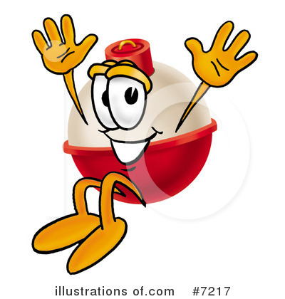 Royalty-Free (RF) Bobber Clipart Illustration by Mascot Junction - Stock Sample #7217