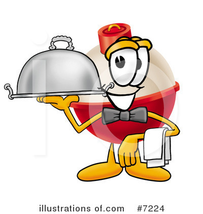 Royalty-Free (RF) Bobber Clipart Illustration by Mascot Junction - Stock Sample #7224