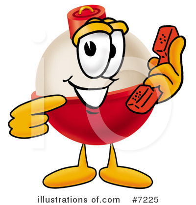 Royalty-Free (RF) Bobber Clipart Illustration by Mascot Junction - Stock Sample #7225
