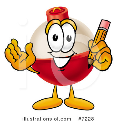 Royalty-Free (RF) Bobber Clipart Illustration by Mascot Junction - Stock Sample #7228