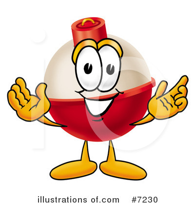 Royalty-Free (RF) Bobber Clipart Illustration by Mascot Junction - Stock Sample #7230
