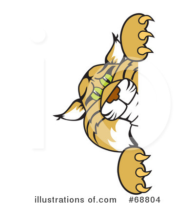 Royalty-Free (RF) Bobcat Character Clipart Illustration by Mascot Junction - Stock Sample #68804