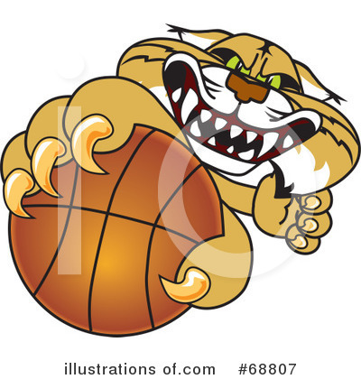 Royalty-Free (RF) Bobcat Character Clipart Illustration by Mascot Junction - Stock Sample #68807