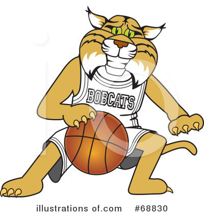 Royalty-Free (RF) Bobcat Character Clipart Illustration by Mascot Junction - Stock Sample #68830