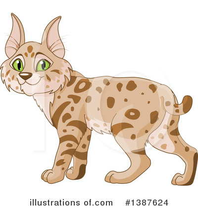 Royalty-Free (RF) Bobcat Clipart Illustration by Pushkin - Stock Sample #1387624