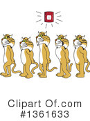 Bobcat School Mascot Clipart #1361633 by Mascot Junction
