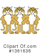 Bobcat School Mascot Clipart #1361636 by Mascot Junction