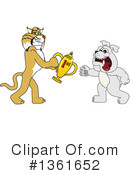 Bobcat School Mascot Clipart #1361652 by Mascot Junction