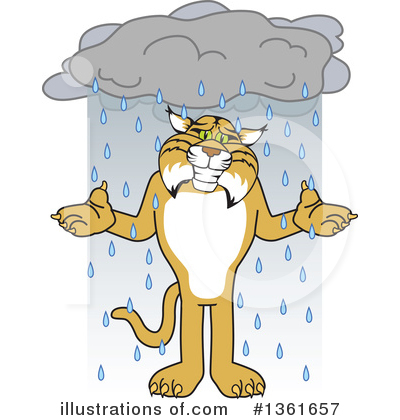 Bobcat Character Clipart #1361657 by Mascot Junction