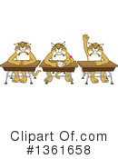 Bobcat School Mascot Clipart #1361658 by Mascot Junction