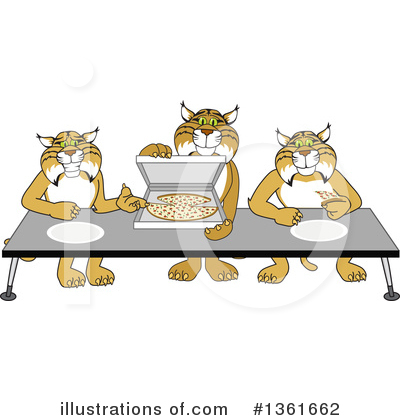 Bobcat Clipart #1361662 by Mascot Junction