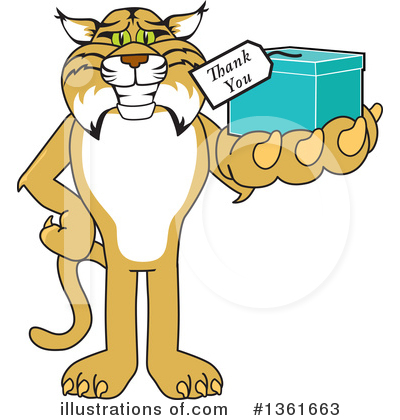 Bobcat Clipart #1361663 by Mascot Junction