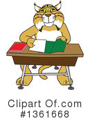 Bobcat School Mascot Clipart #1361668 by Mascot Junction