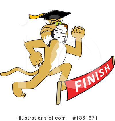 Bobcat Clipart #1361671 by Mascot Junction