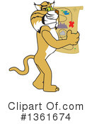Bobcat School Mascot Clipart #1361674 by Mascot Junction