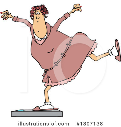 Royalty-Free (RF) Body Weight Clipart Illustration by djart - Stock Sample #1307138