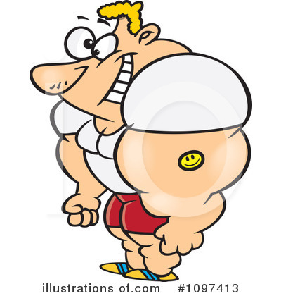 Athlete Clipart #1097413 by toonaday