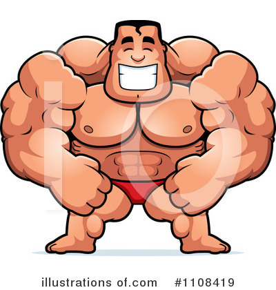 Bodybuilding Clipart #1108419 by Cory Thoman