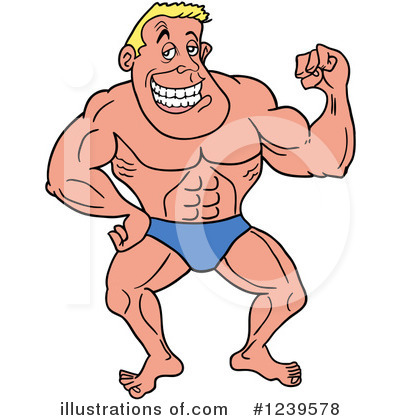 Athlete Clipart #1239578 by LaffToon