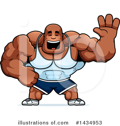 Bodybuilder Clipart #1434953 by Cory Thoman