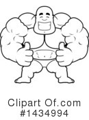 Bodybuilder Clipart #1434994 by Cory Thoman