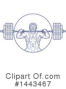 Bodybuilder Clipart #1443467 by patrimonio