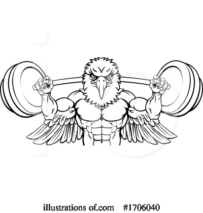 Royalty-Free (RF) Bodybuilder Clipart Illustration by AtStockIllustration - Stock Sample #1706040