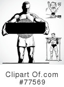 Bodybuilder Clipart #77569 by BestVector