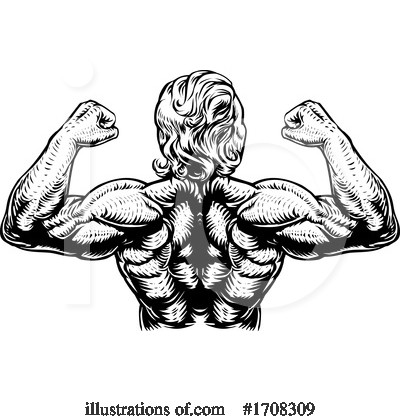 Royalty-Free (RF) Bodybuilding Clipart Illustration by AtStockIllustration - Stock Sample #1708309