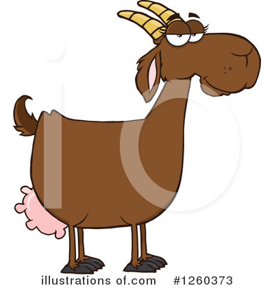 Boer Goat Clipart #1260373 by Hit Toon