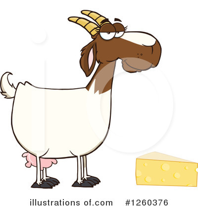 Royalty-Free (RF) Boer Goat Clipart Illustration by Hit Toon - Stock Sample #1260376
