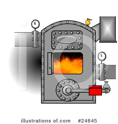 Royalty-Free (RF) Boiler Clipart Illustration by djart - Stock Sample #24645