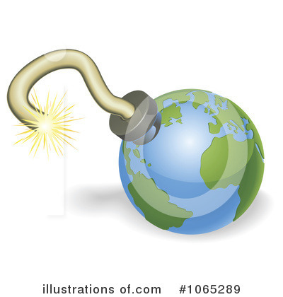 Royalty-Free (RF) Bomb Clipart Illustration by AtStockIllustration - Stock Sample #1065289