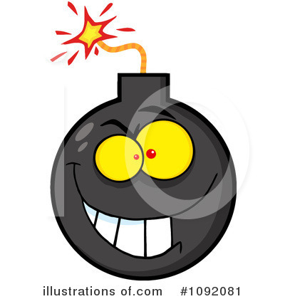 Bomb Clipart #1092081 by Hit Toon