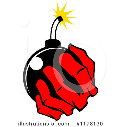 Bomb Clipart #1178130 by Vector Tradition SM