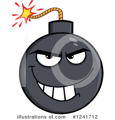 Royalty-Free (RF) Bomb Clipart Illustration by Hit Toon - Stock Sample #1241712