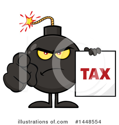 Royalty-Free (RF) Bomb Clipart Illustration by Hit Toon - Stock Sample #1448554