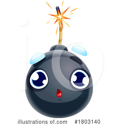 Bomb Clipart #1803140 by Vector Tradition SM