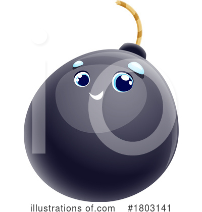 Bomb Clipart #1803141 by Vector Tradition SM