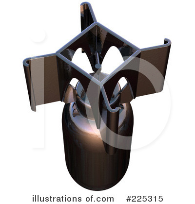 Royalty-Free (RF) Bomb Clipart Illustration by patrimonio - Stock Sample #225315