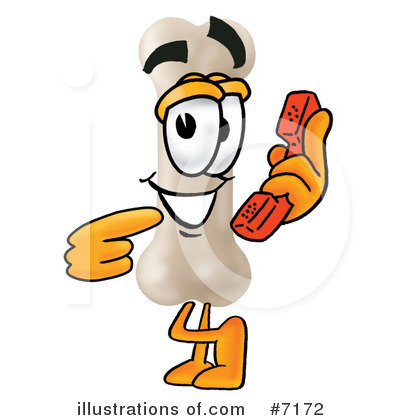 Bone Clipart #7172 by Mascot Junction