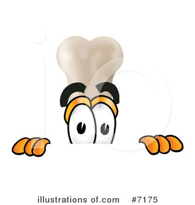 Royalty-Free (RF) Bone Clipart Illustration by Mascot Junction - Stock Sample #7175
