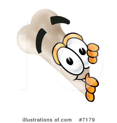 Royalty-Free (RF) Bone Clipart Illustration by Mascot Junction - Stock Sample #7179